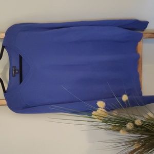 Lands' End Men's V-neck Pullover Cotton/Cashmere Sweater